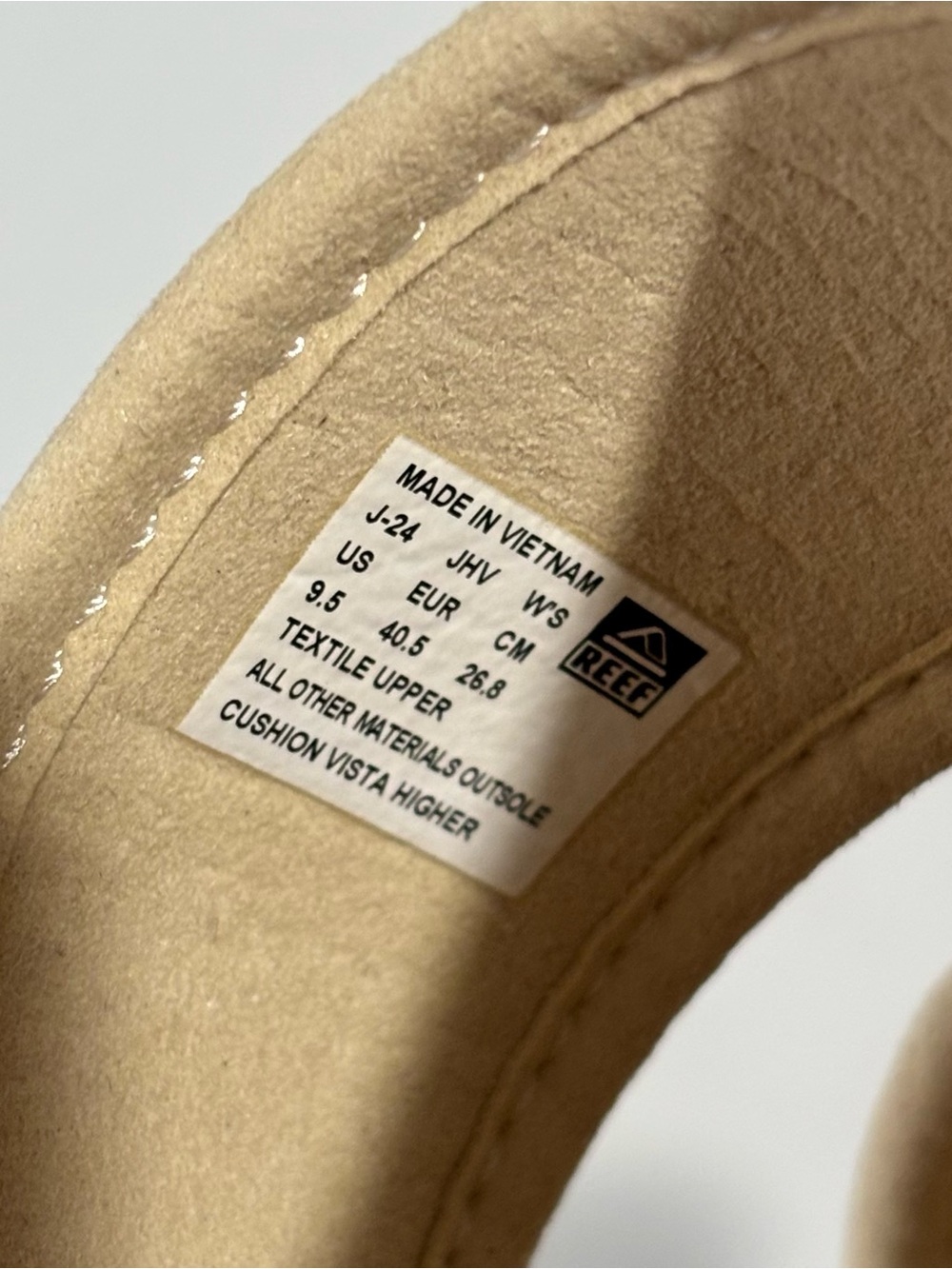 Reef Cushion Vista Higher Sandal Slide on Flip Flop Size 9.5 EUC - Picture 10 of 10